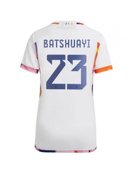 Billige Belgia Michy Batshuayi #23 Bortedrakt Dame VM 2022 Kortermet
